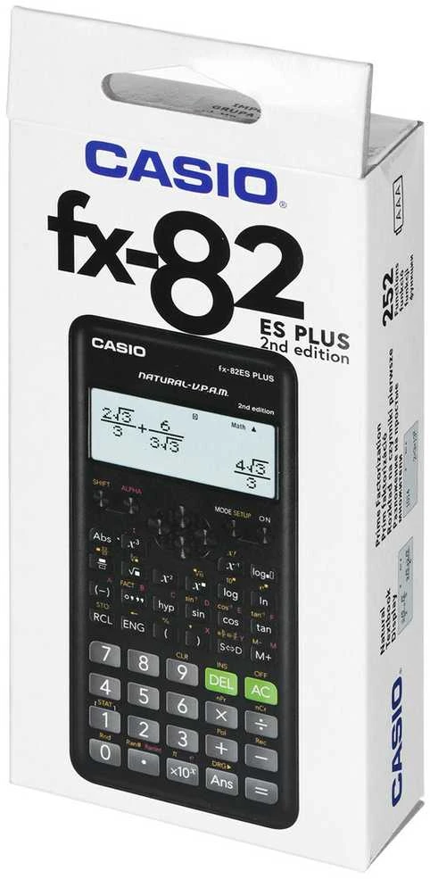 Mokslinis skaičiuotuvas CASIO FX-82ES PLUS II, 80 x 162 x 13.8 mm
