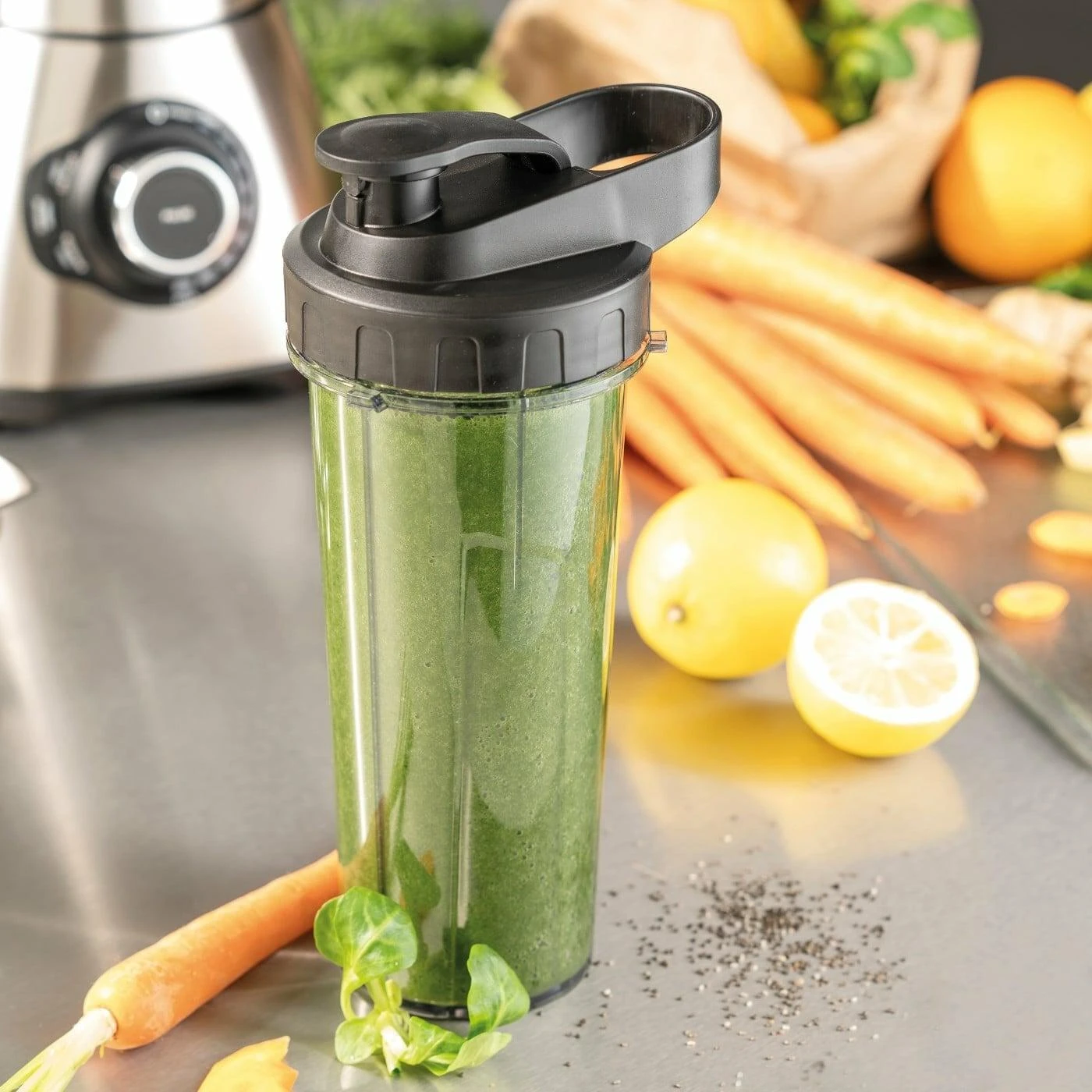 Caso | Maišytuvas | B1800 | Tabletop | 1800 W | Jar material Glass | Jar capacity 1.75 L | Ice crushing | Mini chopper | Nerūdijantis plienas
