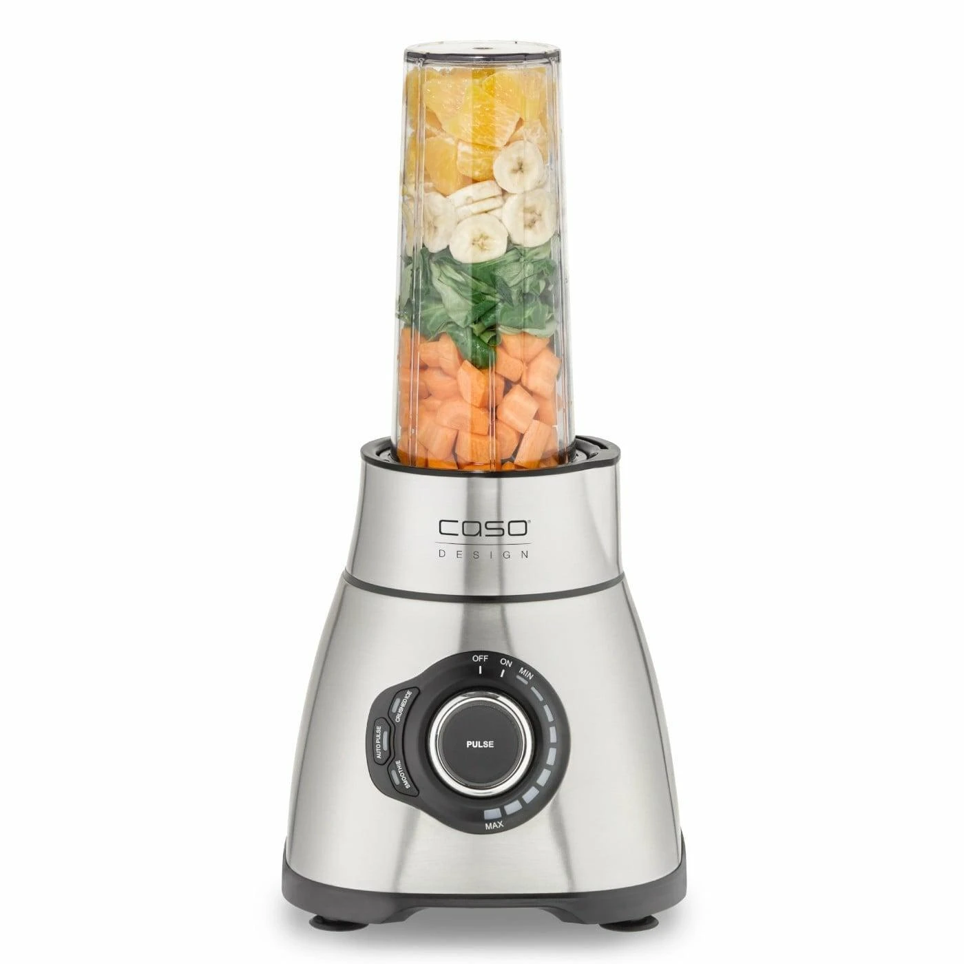 Caso | Maišytuvas | B1800 | Tabletop | 1800 W | Jar material Glass | Jar capacity 1.75 L | Ice crushing | Mini chopper | Nerūdijantis plienas