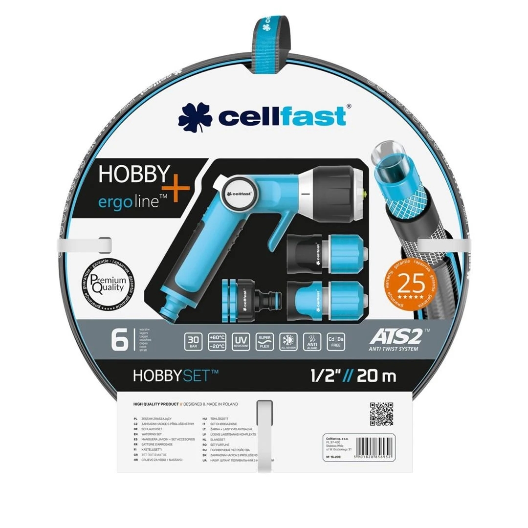 Cellfast C.ERGO HOBBY PURŠKIMO RINKINYS 1/2 "20m