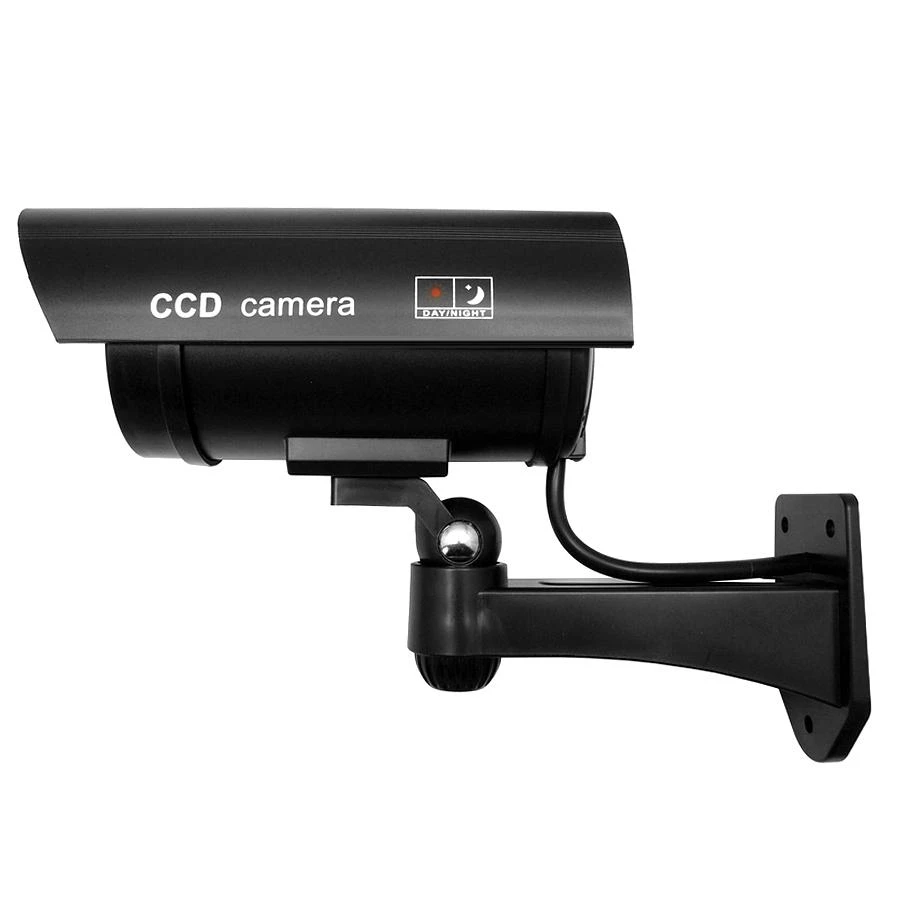 Atrapa MACLEAN IR1100 B CE IR1100B apsaugos kamera Dummy IR LED Juodas