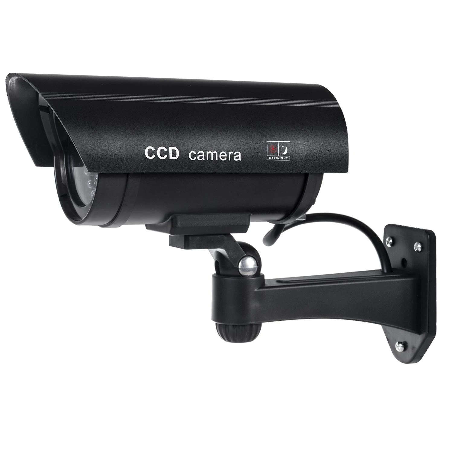 Atrapa MACLEAN IR1100 B CE IR1100B apsaugos kamera Dummy IR LED Juodas