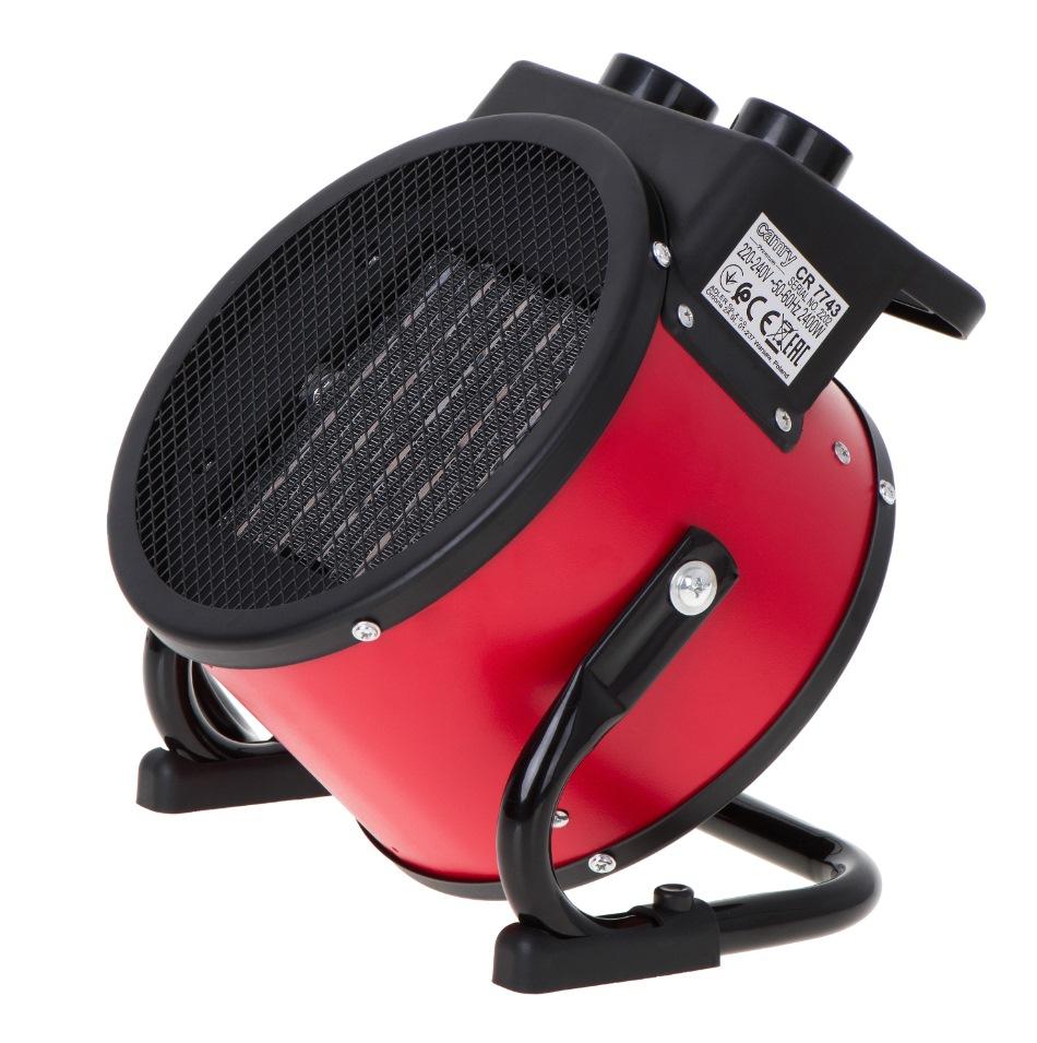 Adler Camry | Ventiliatoriaus šildytuvas | CR 7743 | Keramika | 2400 W | Galios lygių skaičius 2 | Raudona