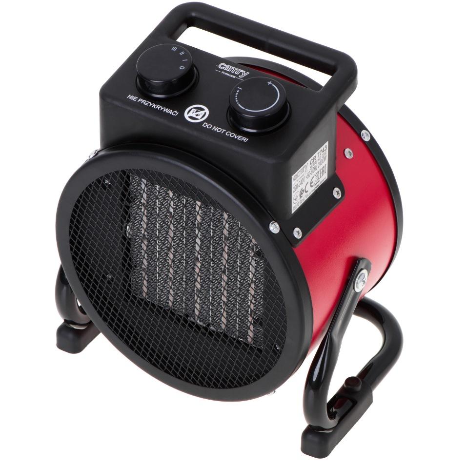 Adler Camry | Ventiliatoriaus šildytuvas | CR 7743 | Keramika | 2400 W | Galios lygių skaičius 2 | Raudona