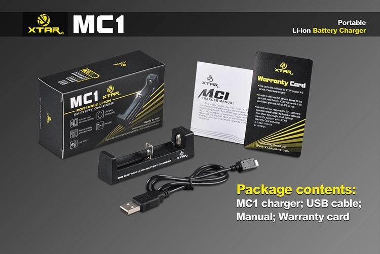 Oem Įkroviklis baterijos 18650 14500 26650 XTAR MC1