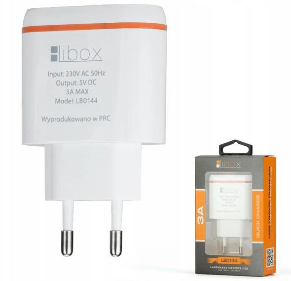Libox LB0144 įkroviklis 1x USB-A 3 A (LB0144)