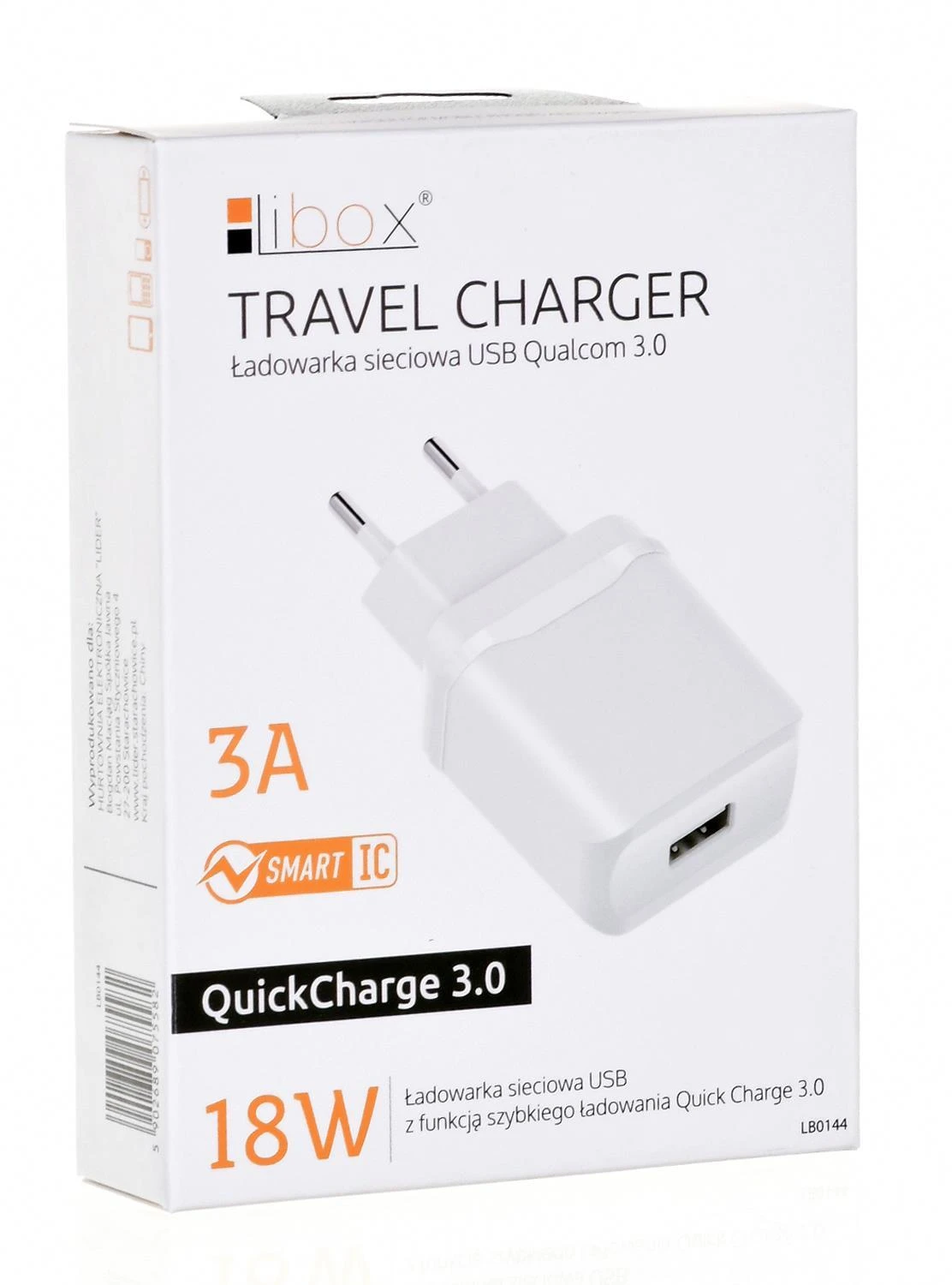 Libox LB0144 įkroviklis 1x USB-A 3 A (LB0144)