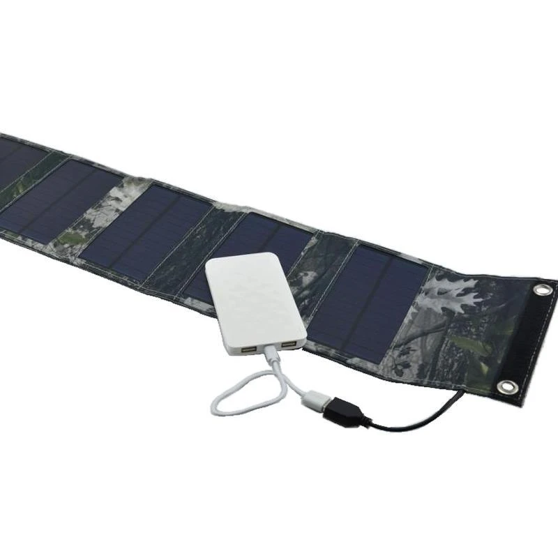Įkroviklis PowerNeed ES-5 (USB 2.0, kamufliažinė spalva)