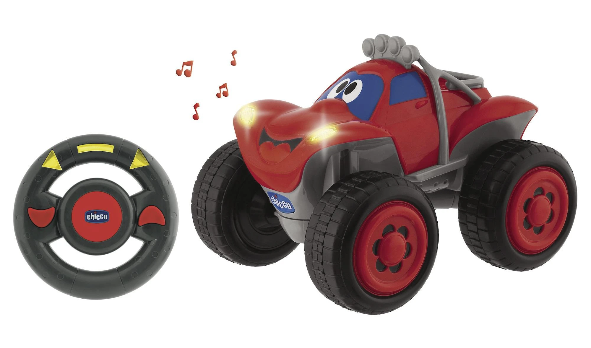 Chicco TURBO TEAM automobilis Billy big wheels, raudonas, 00061759200000