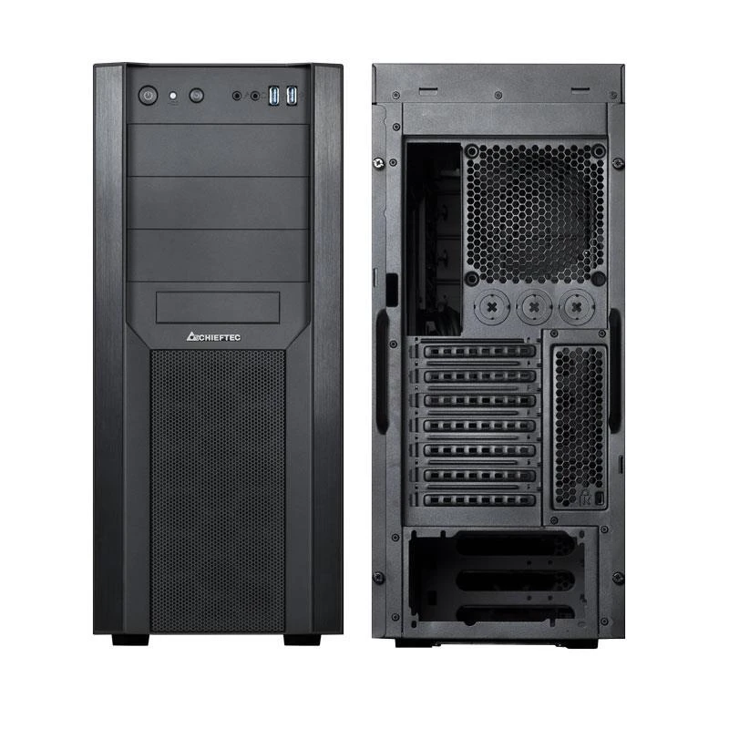 CHIEFTEC tinklelio serijos CW-01B-OP darbo stoties ATX dėklas be maitinimo šaltinio