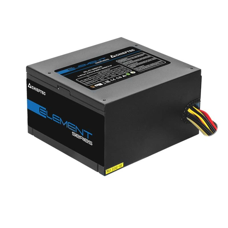 Chieftec ELP-700S maitinimo blokas 700 W 20+4 kontaktų ATX PS/2 Juodas