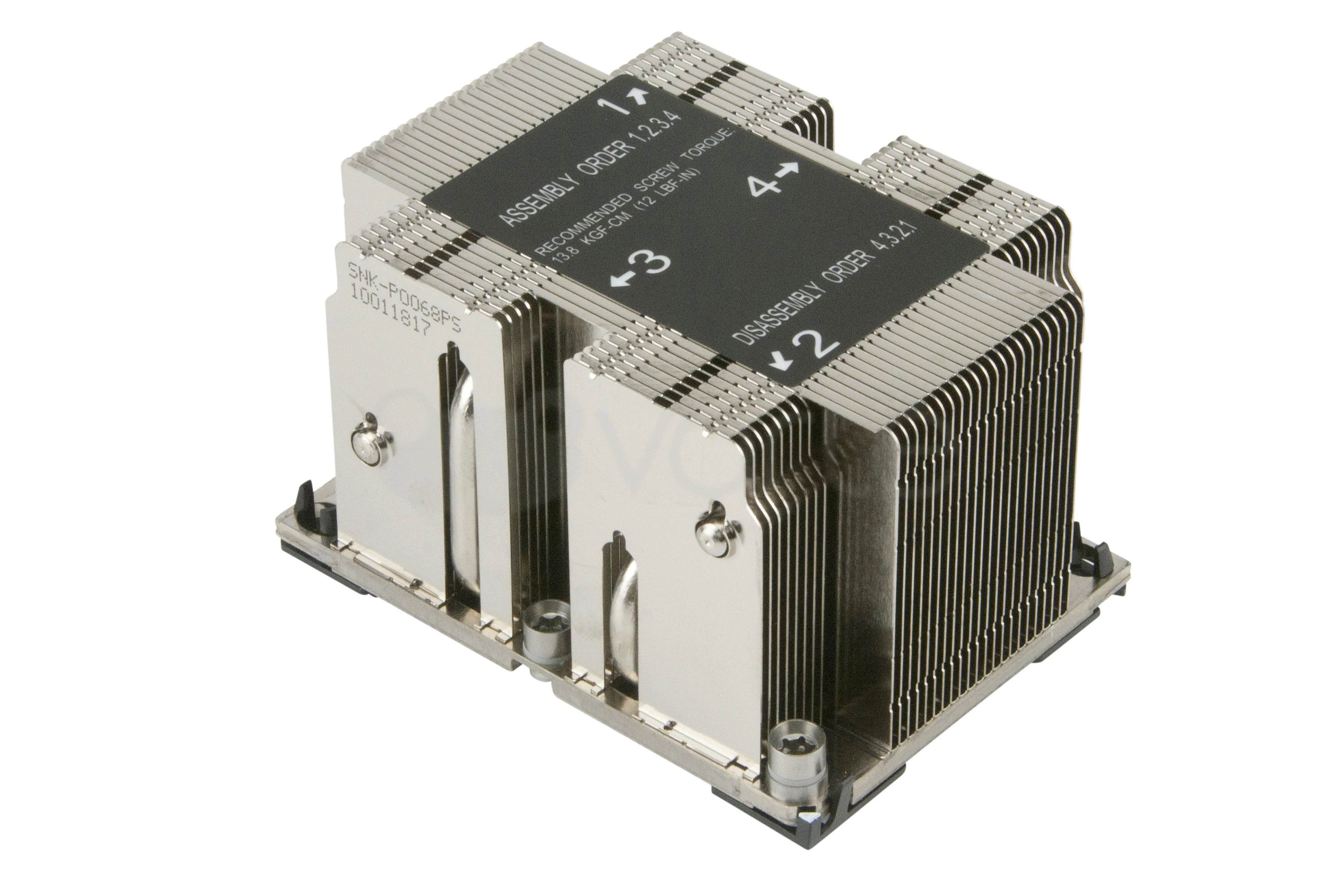 Supermicro SNK-P0068PS radiatoriaus blokas su instrukcija