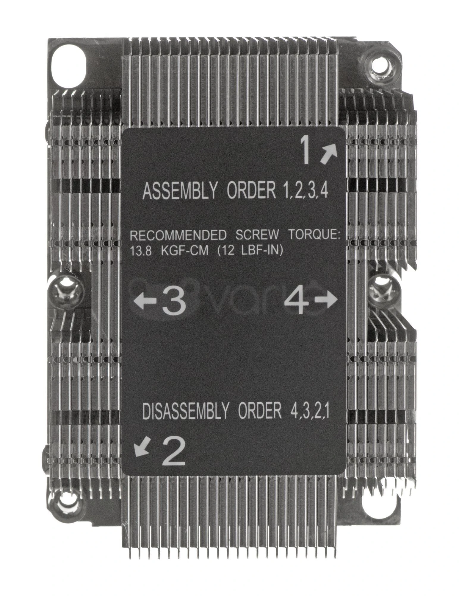 Supermicro SNK-P0068PS kompiuterio aušinimo komponentas Procesorius Aušintuvas