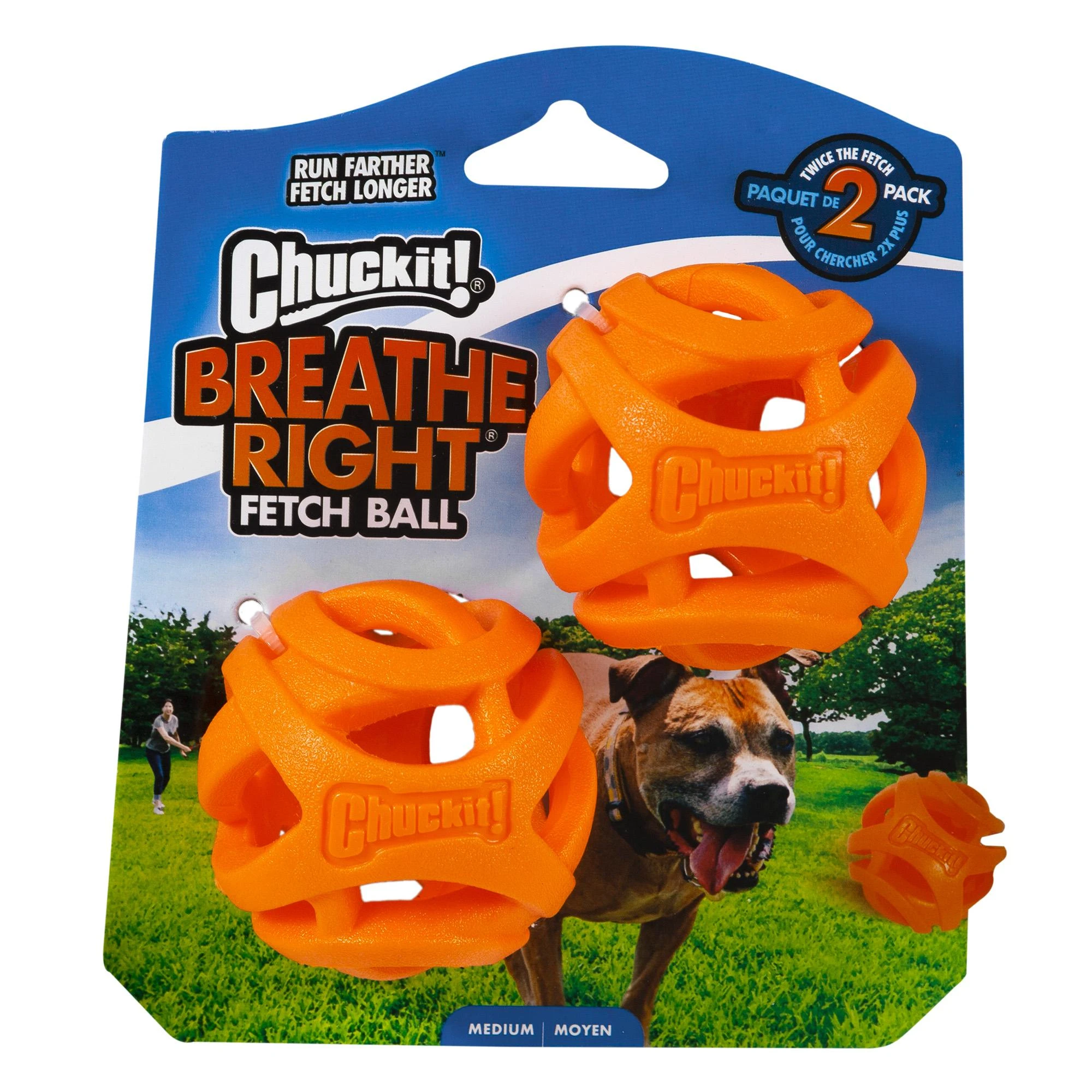 Chuckit - „Breathe Right“ atėmimo kamuoliukai - maži - 2 vnt. - (CHUC31931)