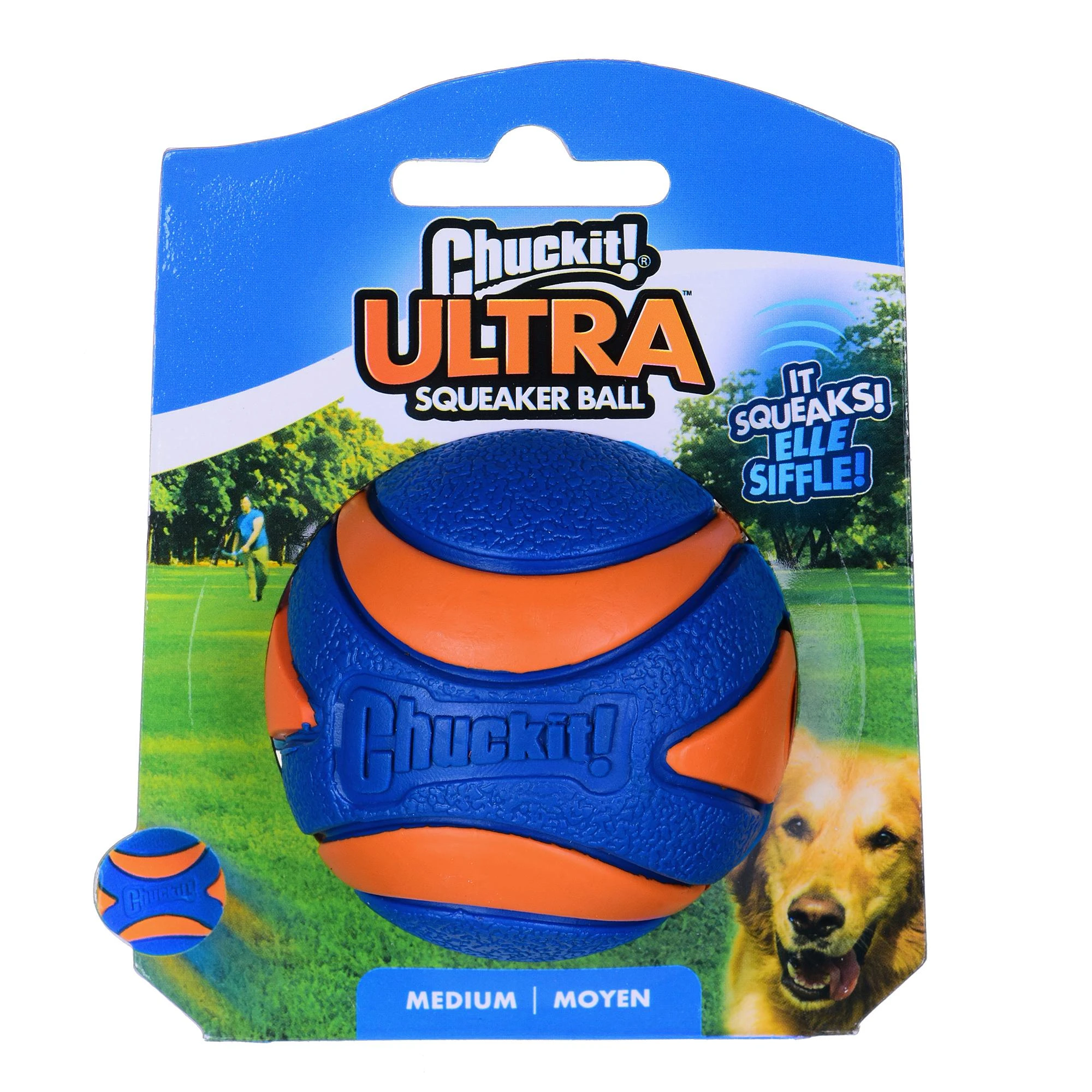 Chuckit! Ultra Squeaker Ball kamuoliukas šunims, 6 cm