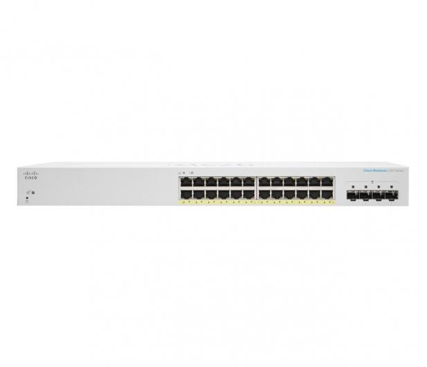 Šakotuvas Cisco CBS220-24FP-4X-EU jungiklis