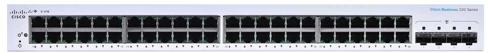 Šakotuvas Cisco CBS220 SMART 48-PORT GE 4X1G - SFP