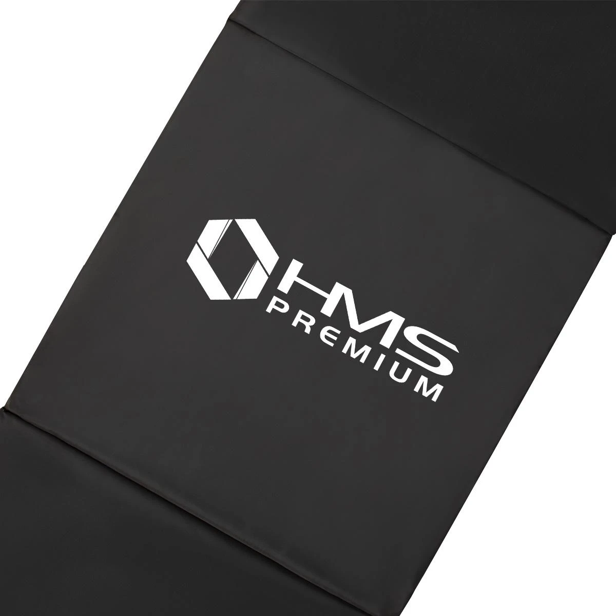 Sulankstomas gimnastikos kilimėlis HMS Premium MGS02 1800x600mm, juodas