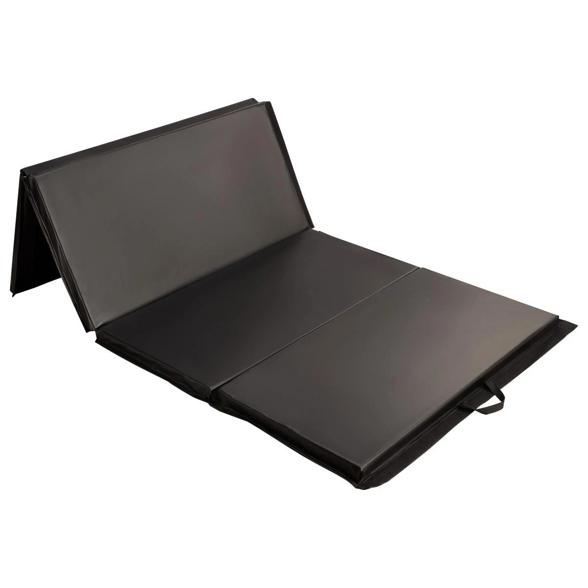 Sulankstomas gimnastikos kilimėlis HMS Premium MGS01 2400x1200mm, juodas