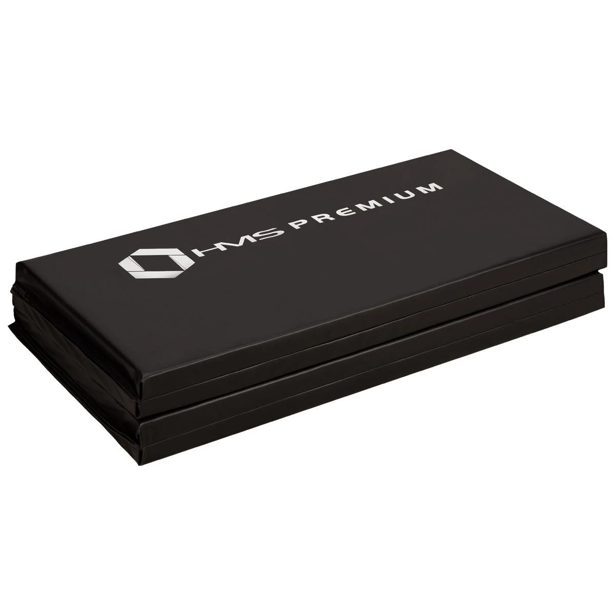 Sulankstomas gimnastikos kilimėlis HMS Premium MGS01 2400x1200mm, juodas