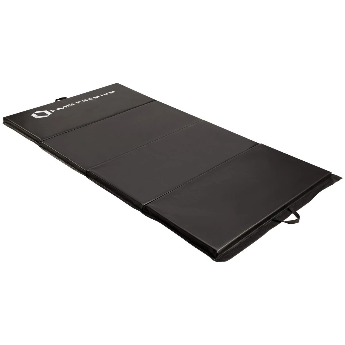 Sulankstomas gimnastikos kilimėlis HMS Premium MGS01 2400x1200mm, juodas