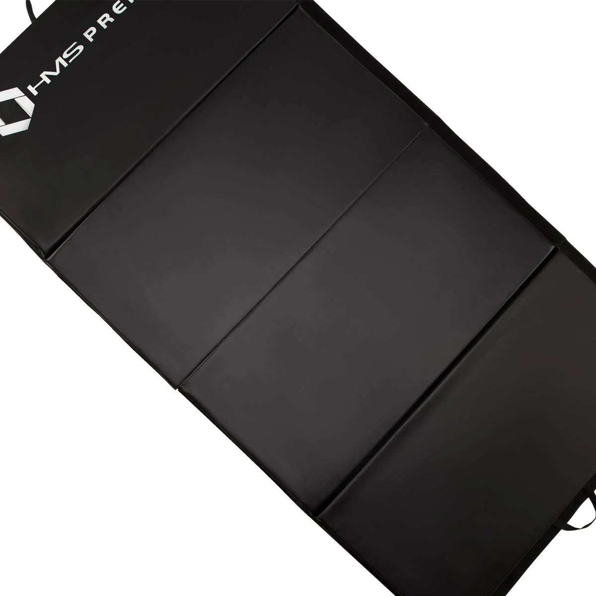 Sulankstomas gimnastikos kilimėlis HMS Premium MGS01 2400x1200mm, juodas