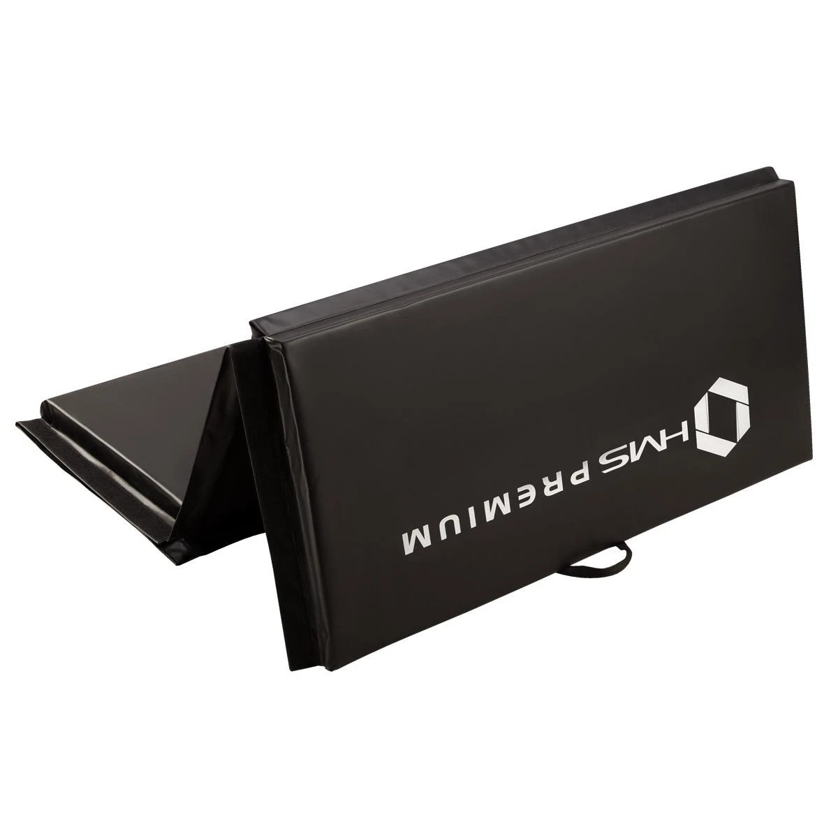 Sulankstomas gimnastikos kilimėlis HMS Premium MGS01 2400x1200mm, juodas