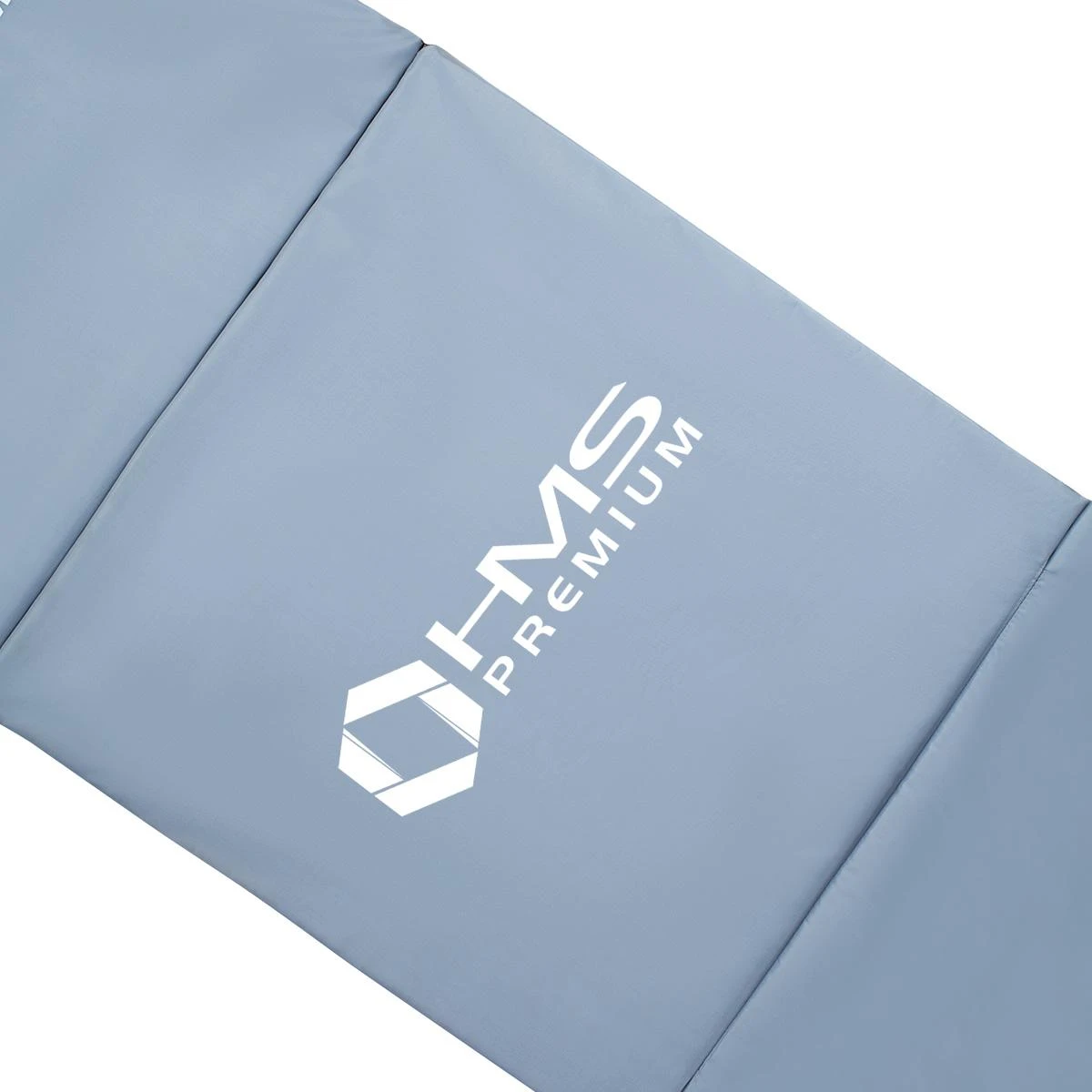 Sulankstomas gimnastikos kilimėlis HMS Premium MGS02 1800x600mm, pilkas