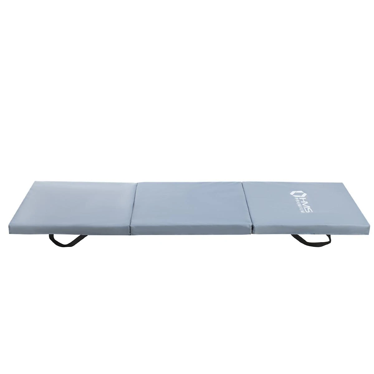Sulankstomas gimnastikos kilimėlis HMS Premium MGS02 1800x600mm, pilkas