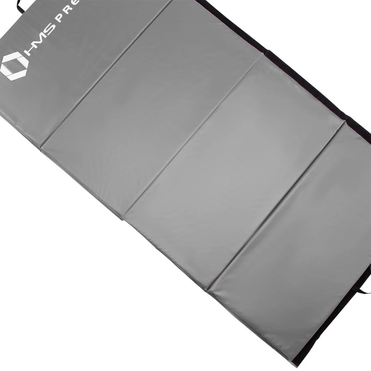 Sulankstomas gimnastikos čiužinys HMS Premium MGS01, 2400x1200mm, pilkas