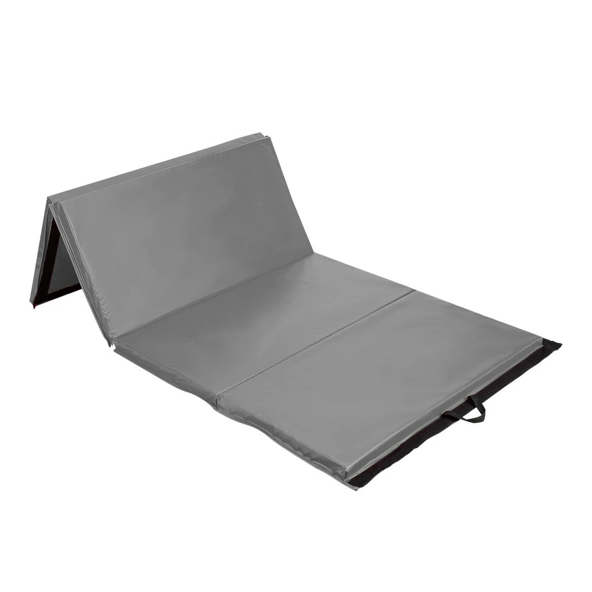 Sulankstomas gimnastikos čiužinys HMS Premium MGS01, 2400x1200mm, pilkas