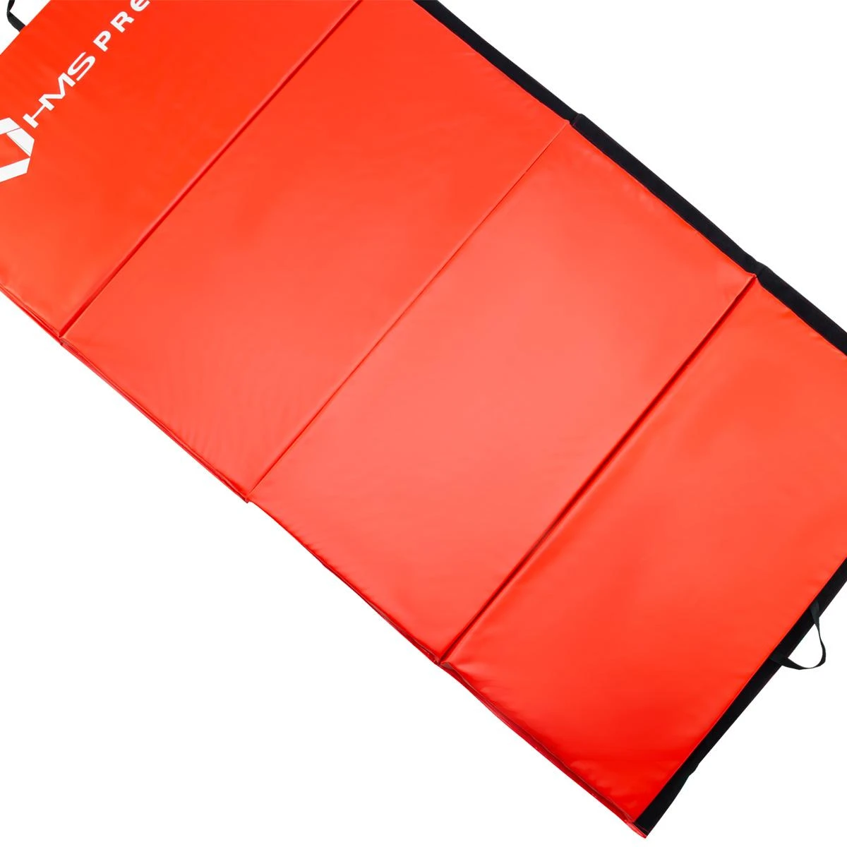 Sulankstomas gimnastikos kilimėlis HMS Premium MGS01 2400x1200mm, raudonas