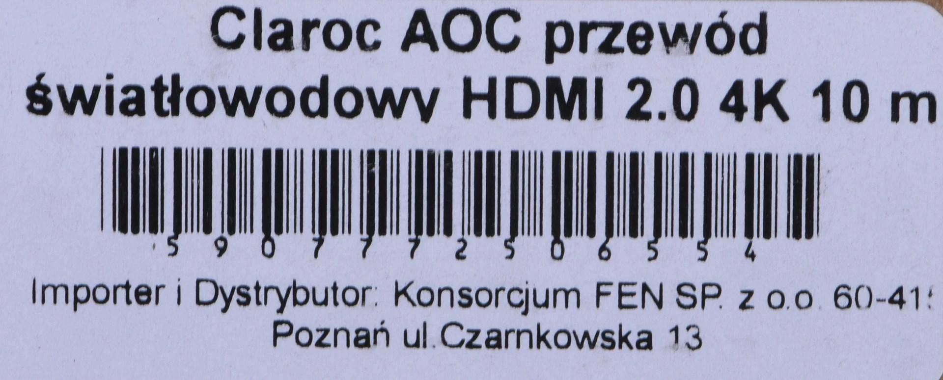 Claroc HDMI 2.0 AOC 4K@60Hz 10,0 m