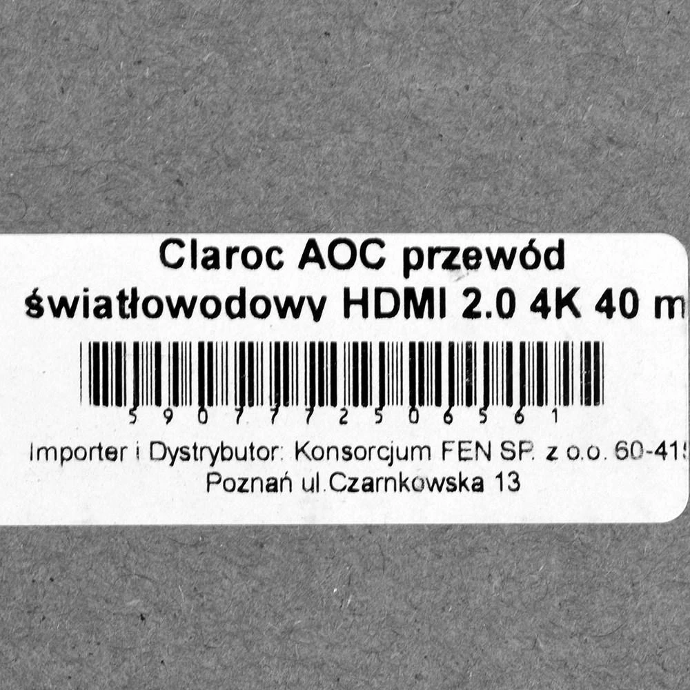 Claroc HDMI 2.0 AOC 4K@60Hz 40m