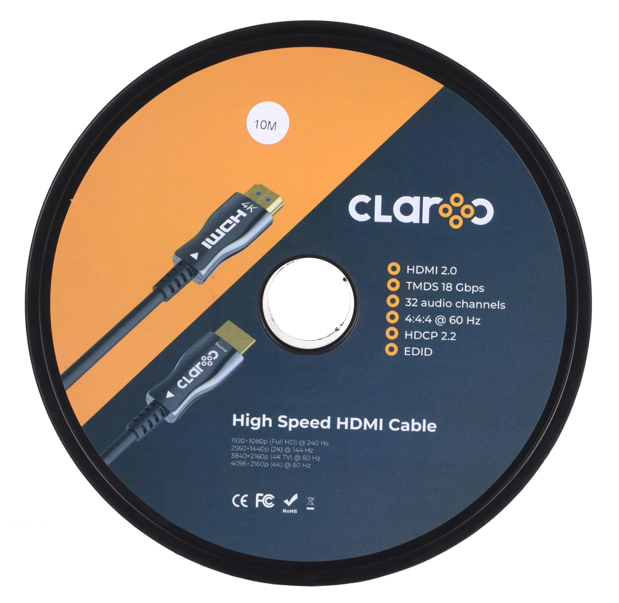 Claroc HDMI 2.0 AOC 4K@60Hz 10,0 m