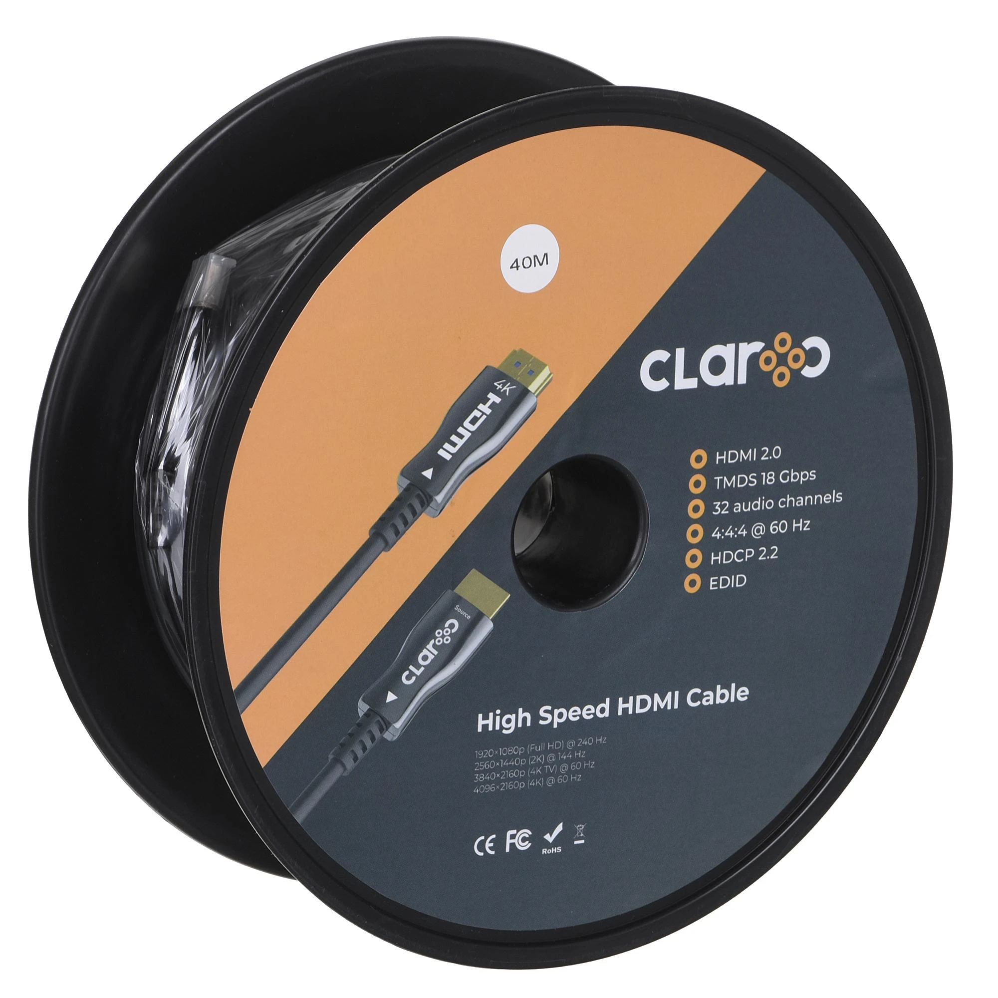 Claroc HDMI 2.0 AOC 4K@60Hz 40m
