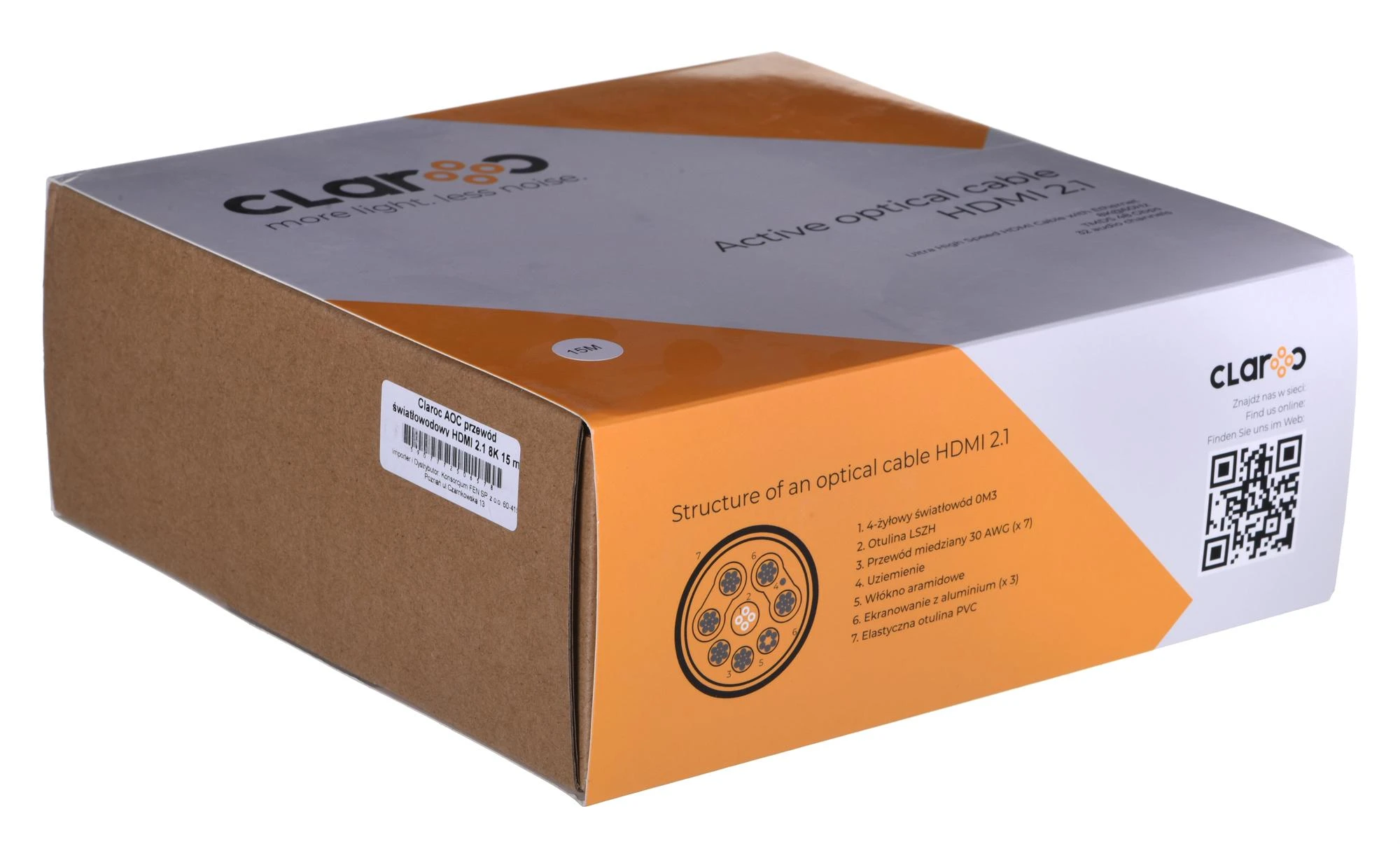 Claroc HDMI 2.1 AOC 8K 120Hz 15,0m