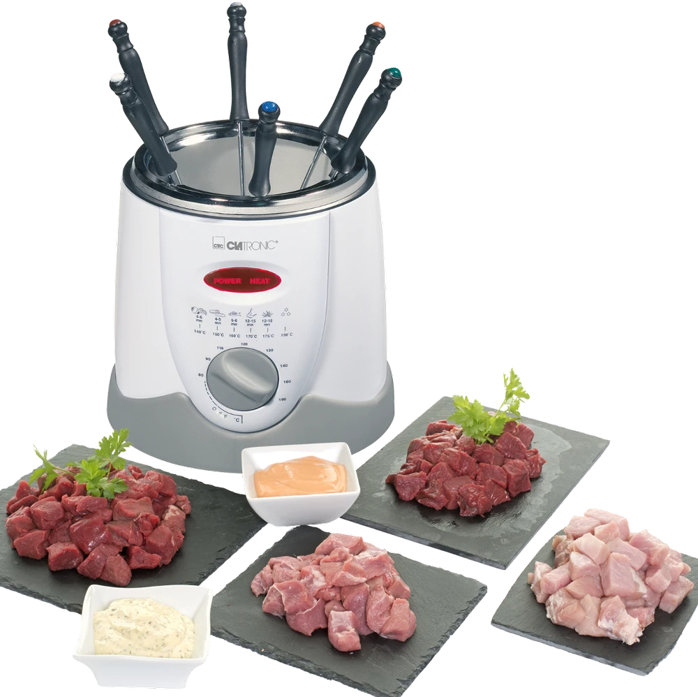 Clatronic Fondue gruzdintuvė FFR 2916 balta/pilka