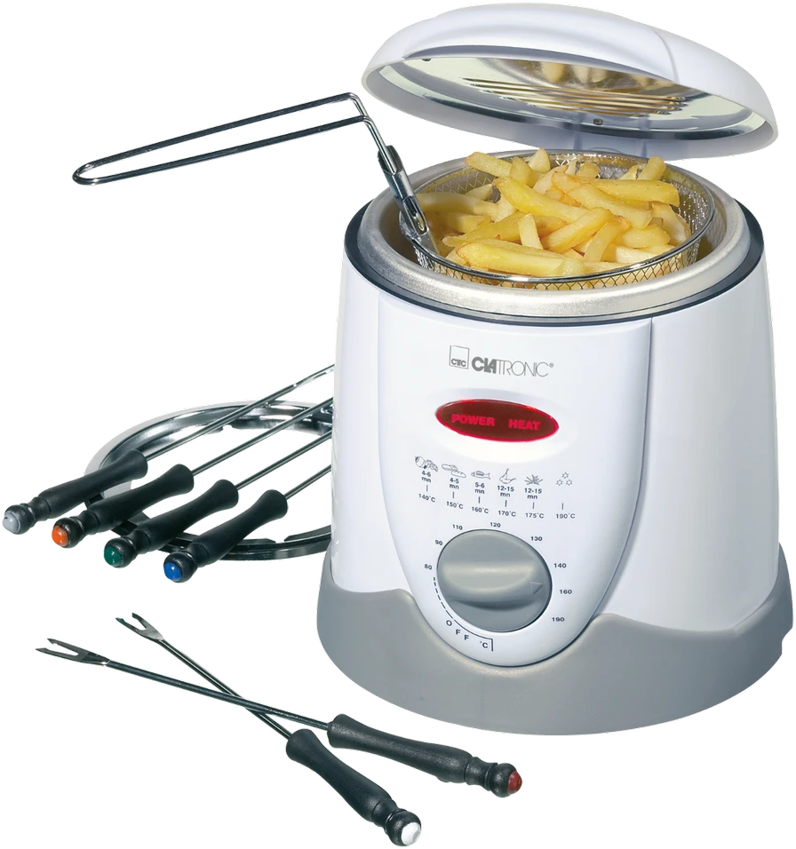 Clatronic Fondue gruzdintuvė FFR 2916 balta/pilka