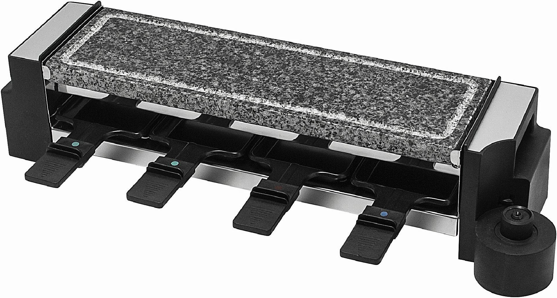 Clatronic raclette grilis 2 viename su akmens ir grilio plokštėmis, 1200 W, RG 3678