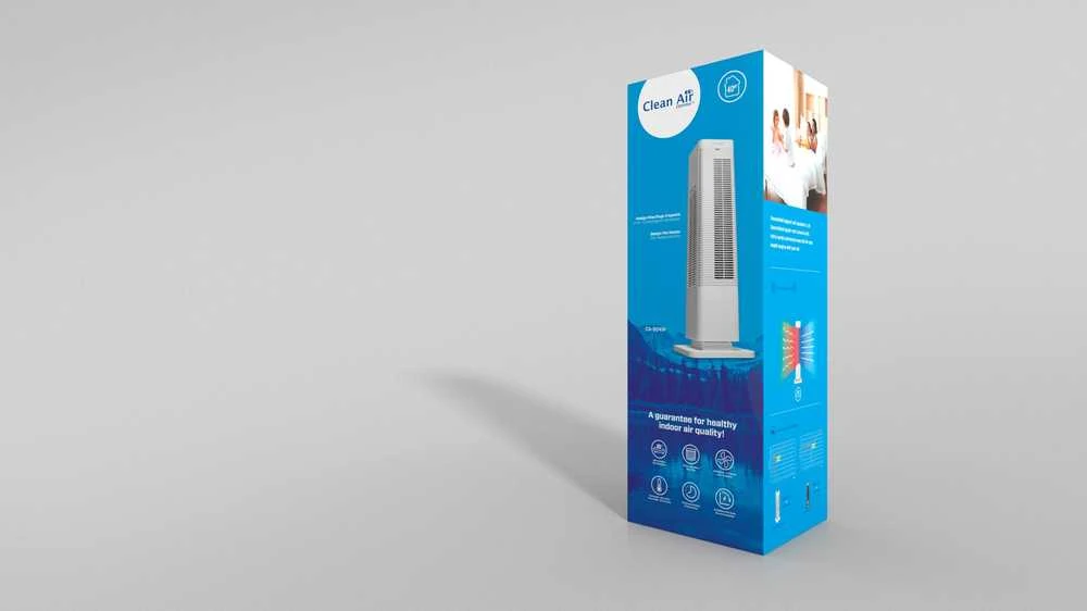 Ventiliatorius Ventiliatorinis šildytuvas Clean Air Optima CA-904W