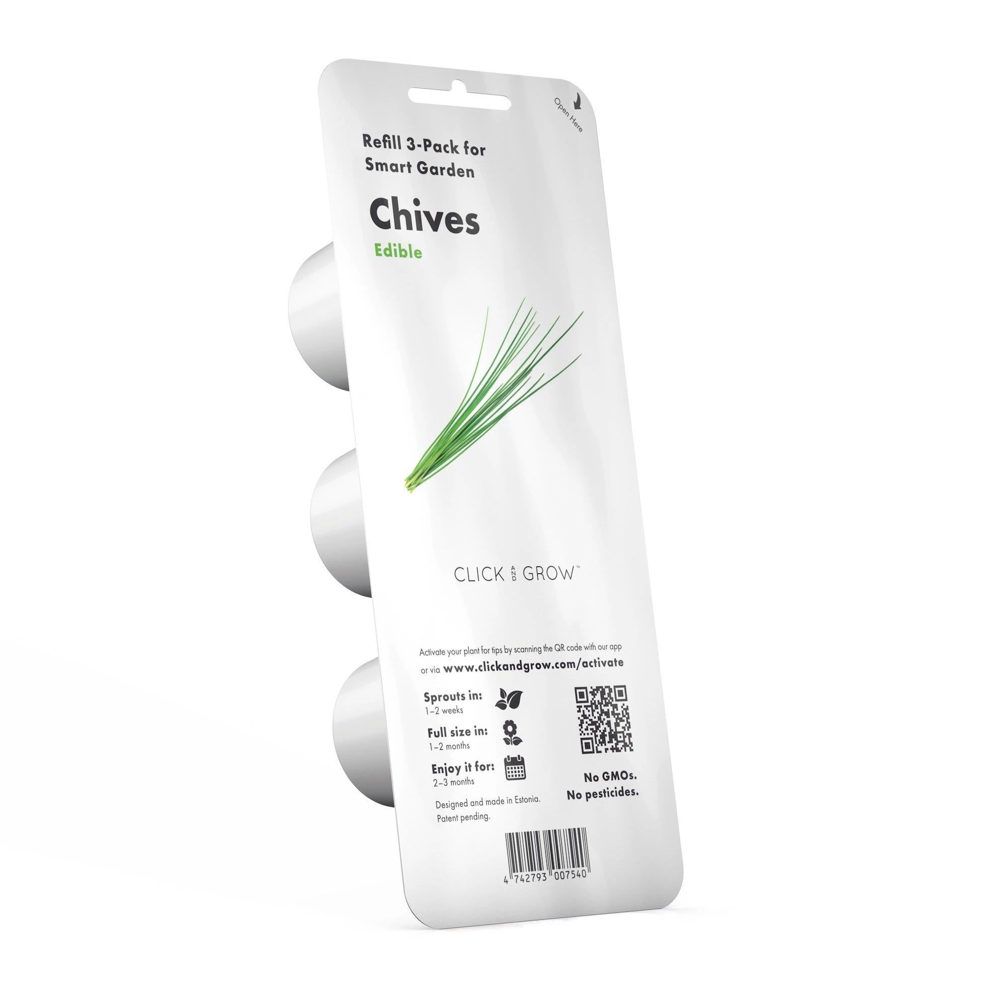 Click Grow „Click and Grow“ – išmaniojo sodo papildymo pakuotė, 3 vnt. – laiškiniai česnakai (SGR38X3)