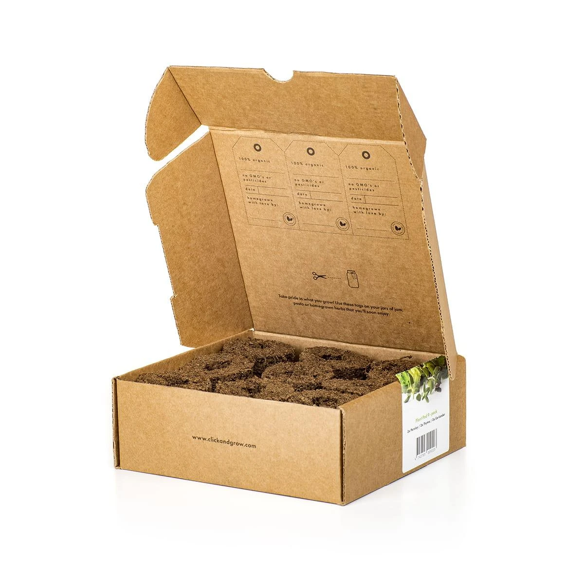 Click&Grow Vaisių ir daržovių mišinys 9 vnt.