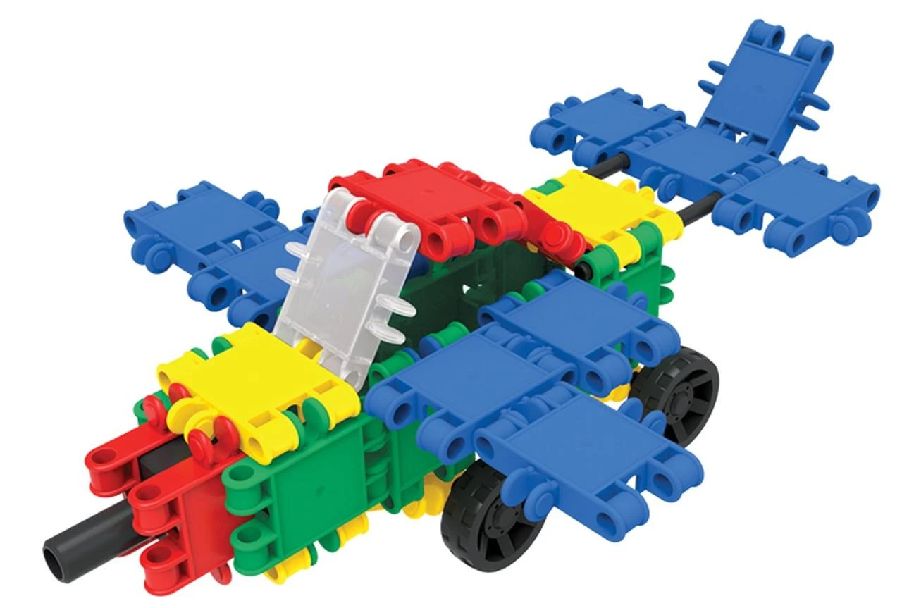 Clics toys Clics Nano Clics Didelis edukacinių konstruktorių rinkinys 25 modeliai, 750 dalių, vaikams nuo 3 metų, patvarus polipropilenas