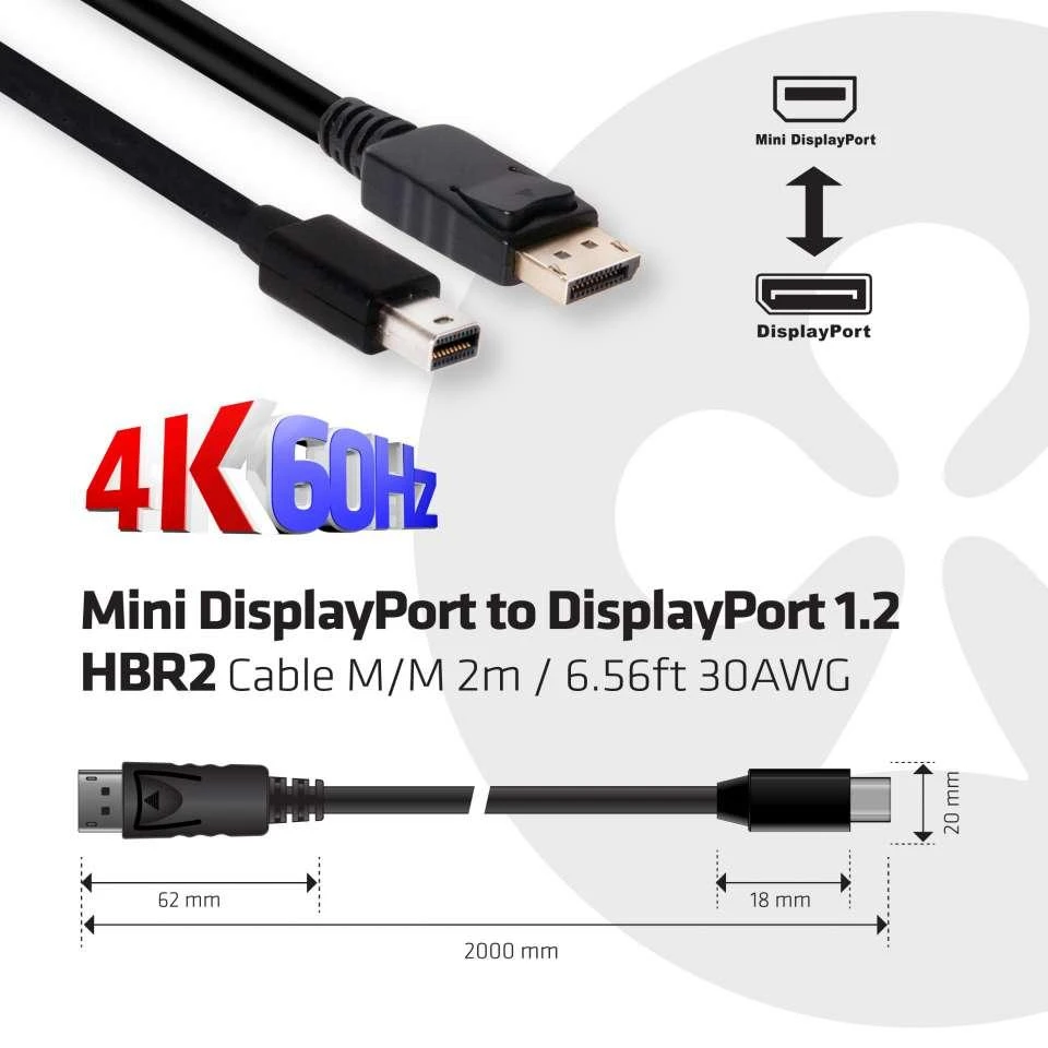CLUB 3D CAC-2163 Mini DisplayPort to 