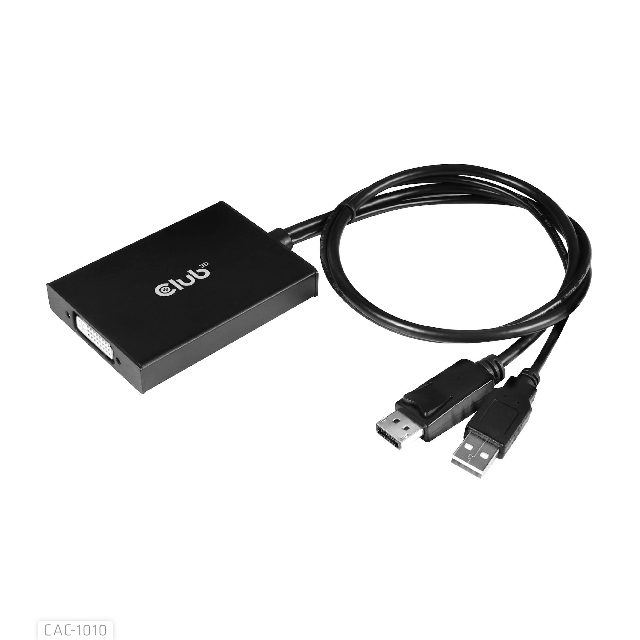 Club 3D aktyvusis adapteris su DisplayPort ir USB jungtimis