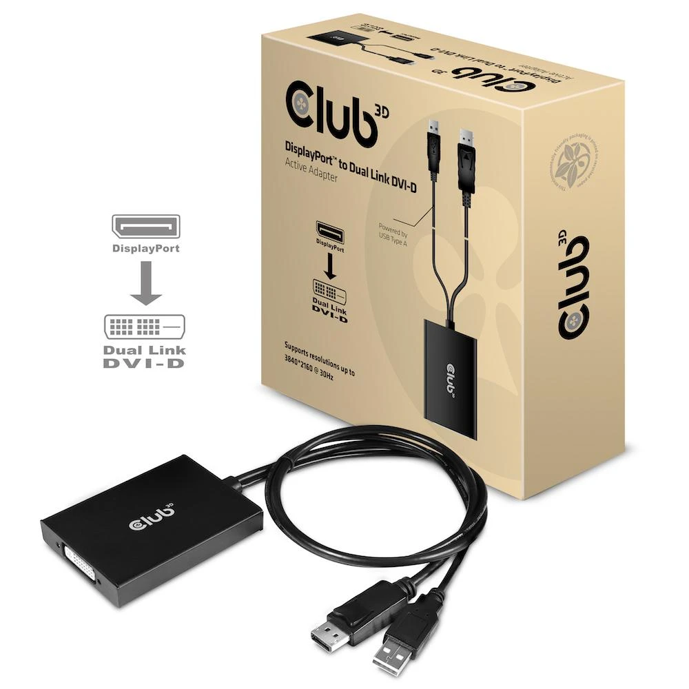 Club 3D aktyvus adapteris su pakuote
