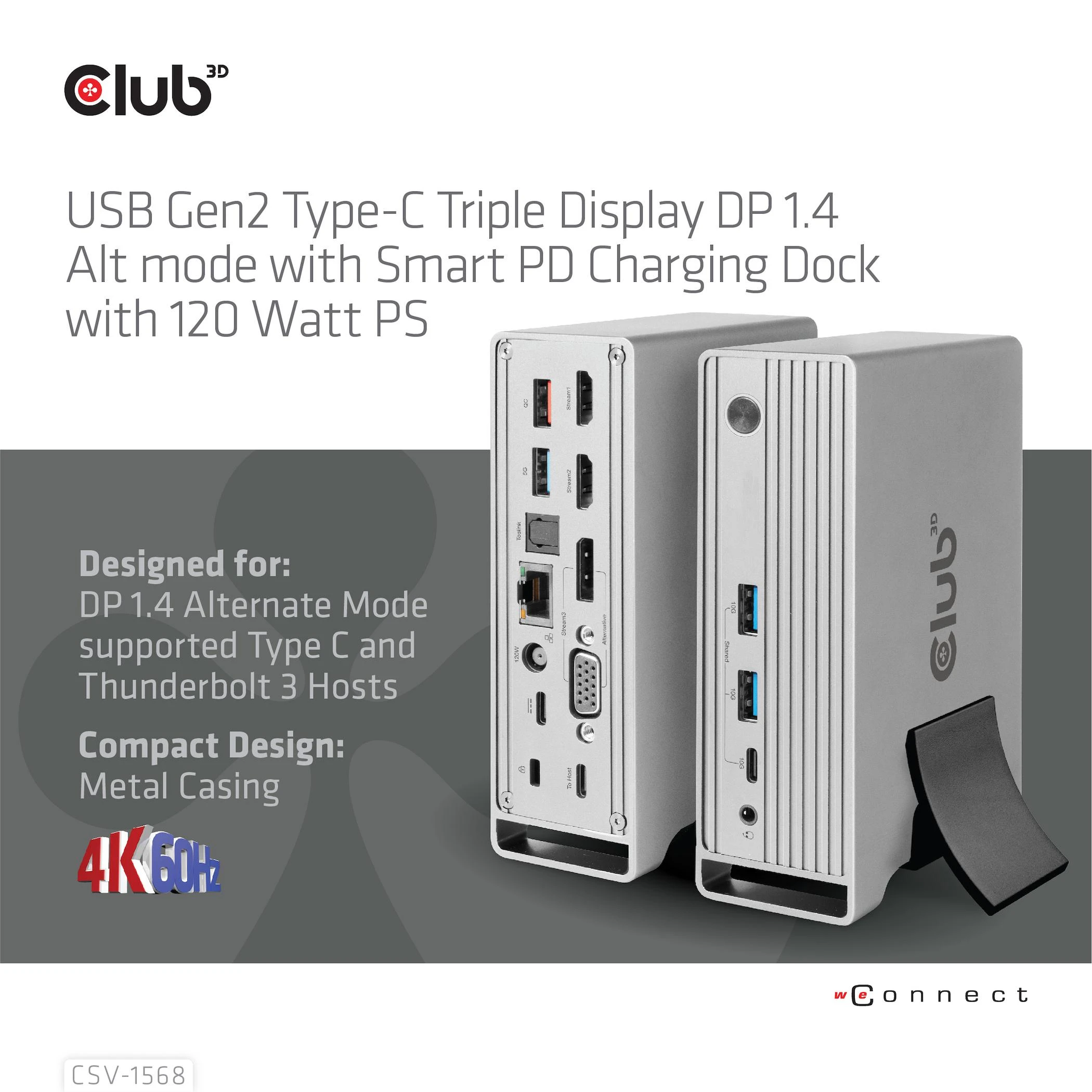 Club 3D CSV-1568 stotis / replikatorius