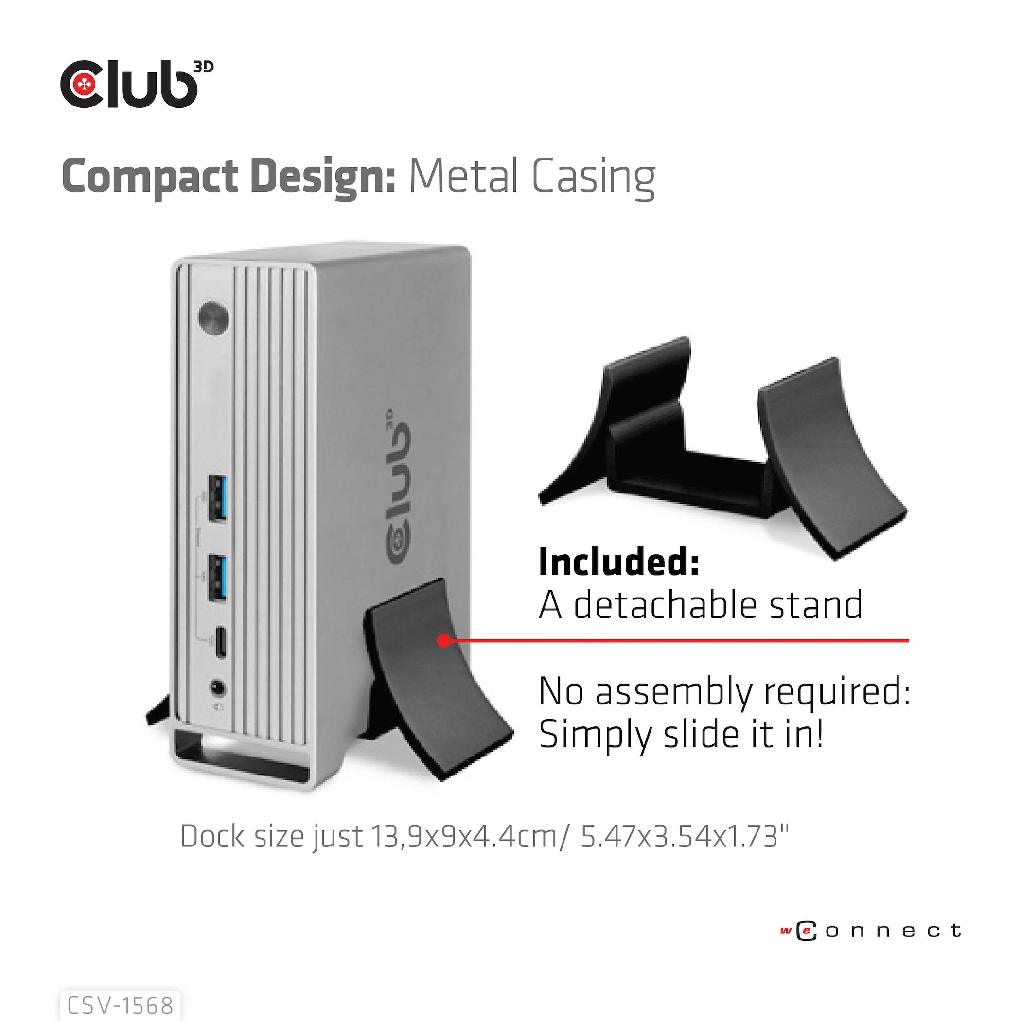 Club 3D CSV-1568 stotis / replikatorius