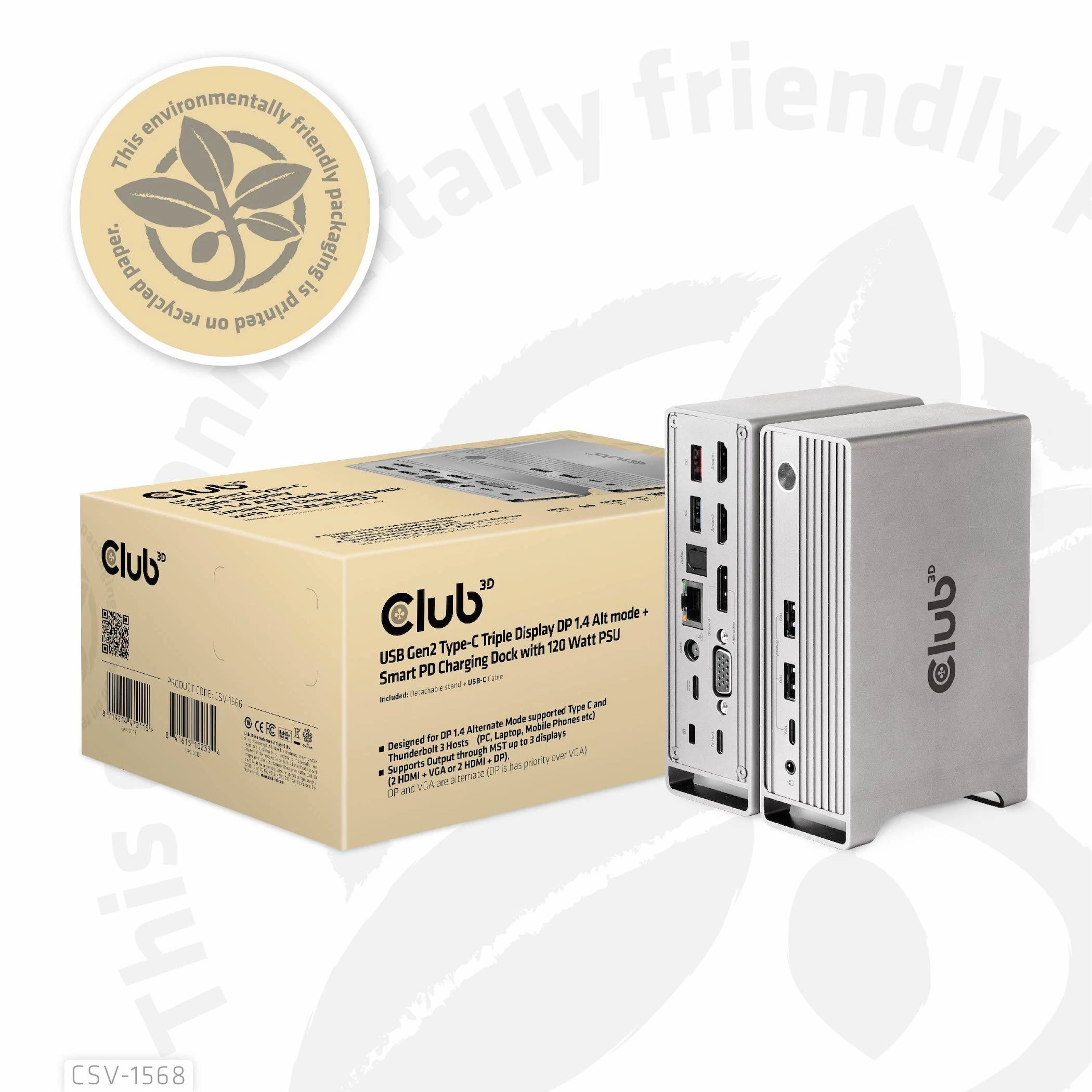 Club 3D CSV-1568 stotis / replikatorius